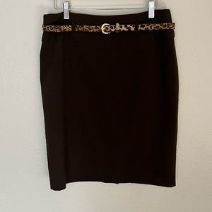 Brown Pencil skirt. Size 8